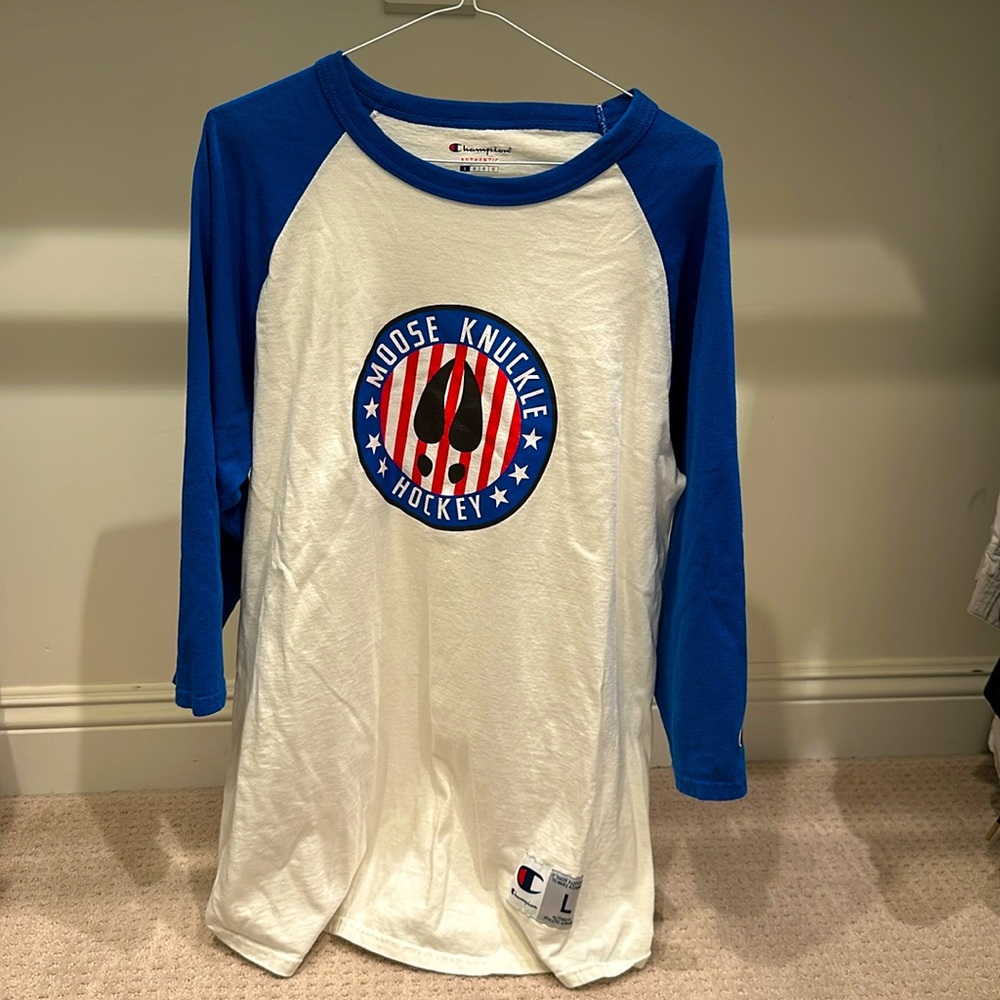 Moose Knuckle hockey 3/4 sleeve size Large